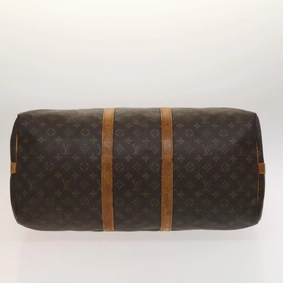 LOUIS VUITTON Monogram Keepall Bandouliere 55 Boston Bag M41414 LV Auth bs26511 - Picture 6 of 15